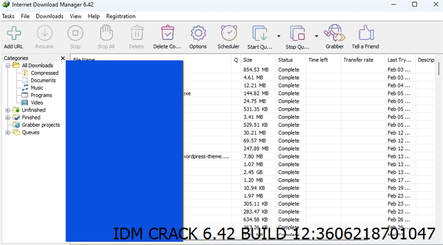 Idm Crack 6.42 Build 12 Screenshot